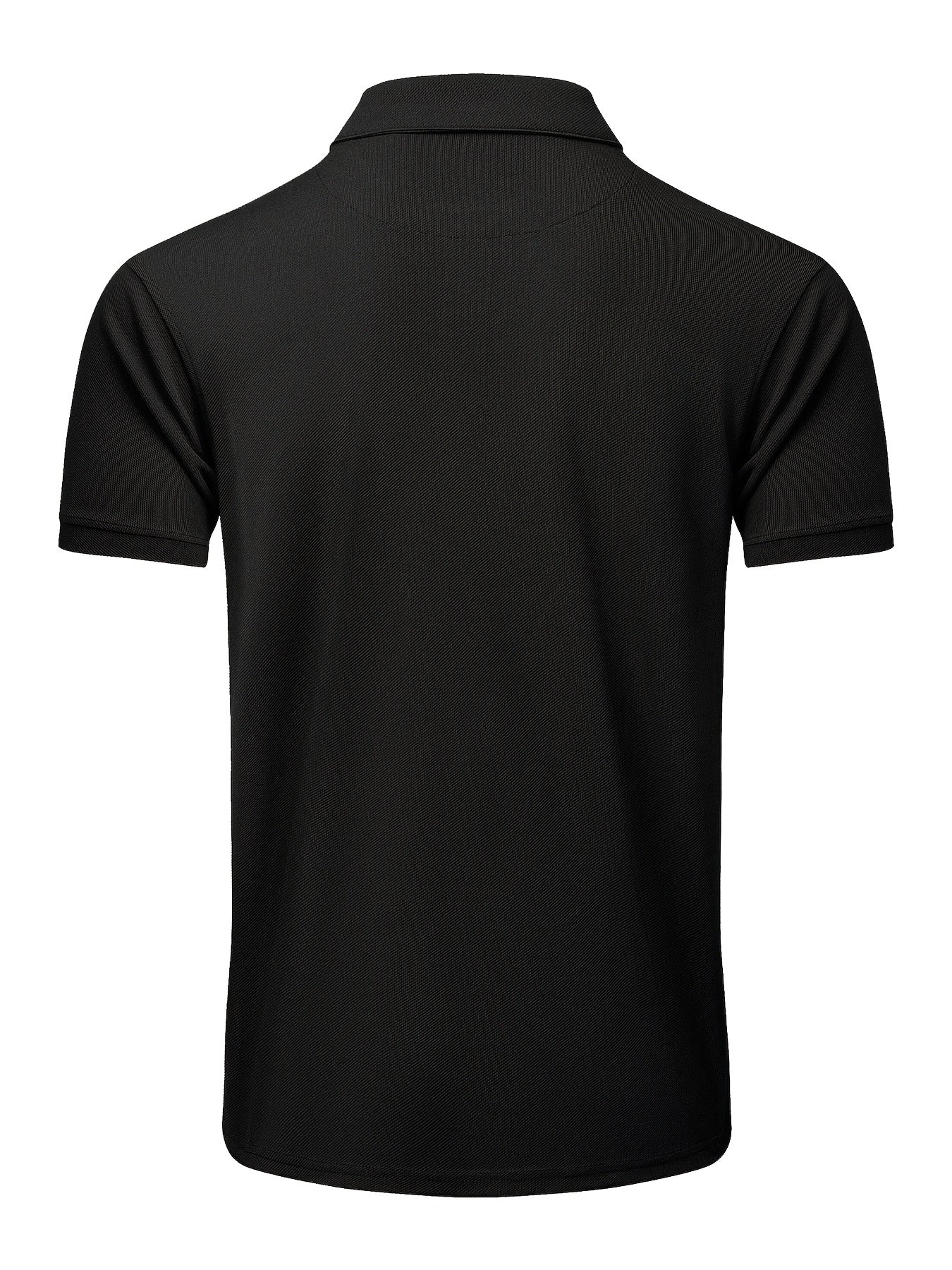 Men's Summer Two-Piece Shirt Set Polyester Solid Casual Regular Fit