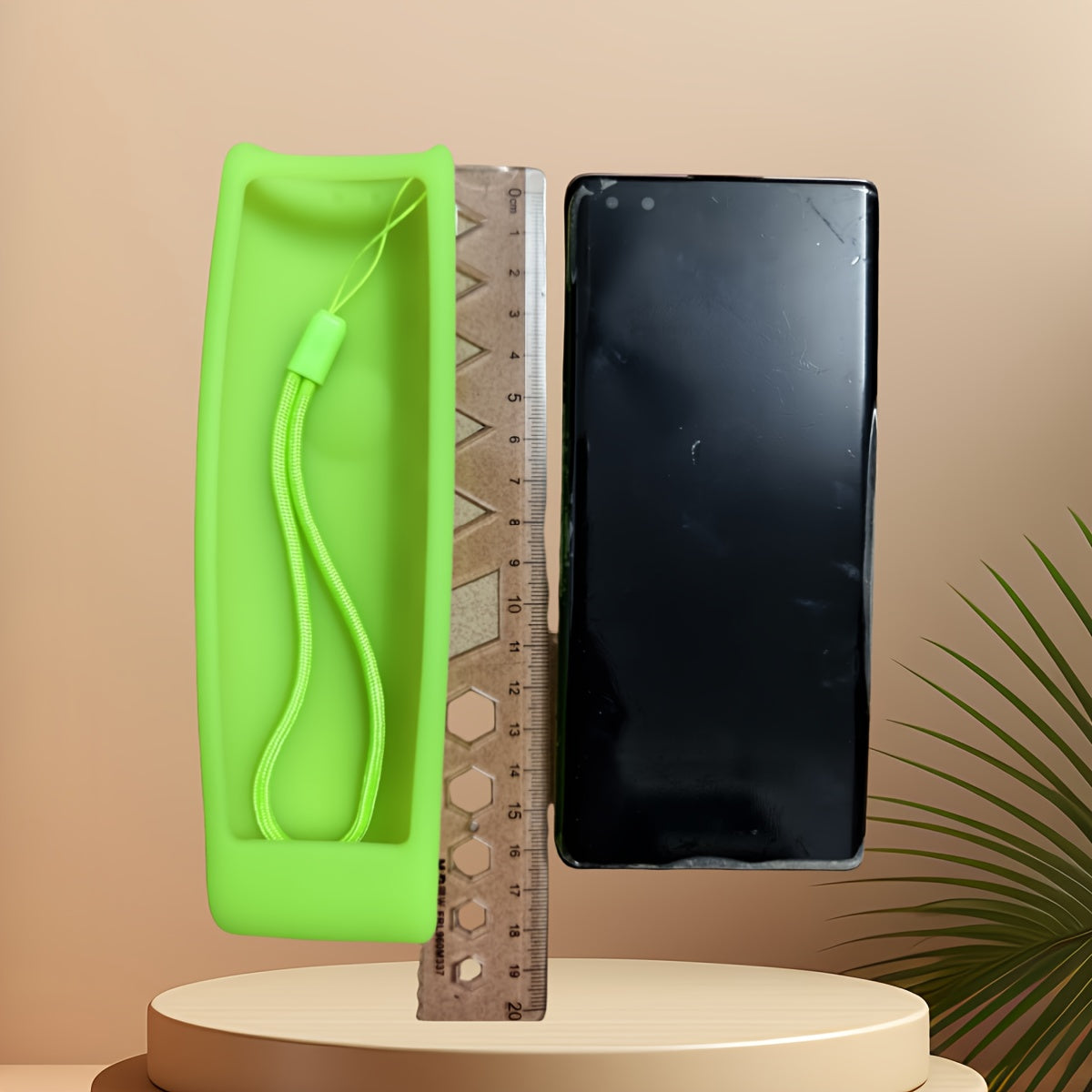 Silicone Remote Control Cover for Samsung Smart TV Shockproof Dustproof with Lanyard and Glowing Button