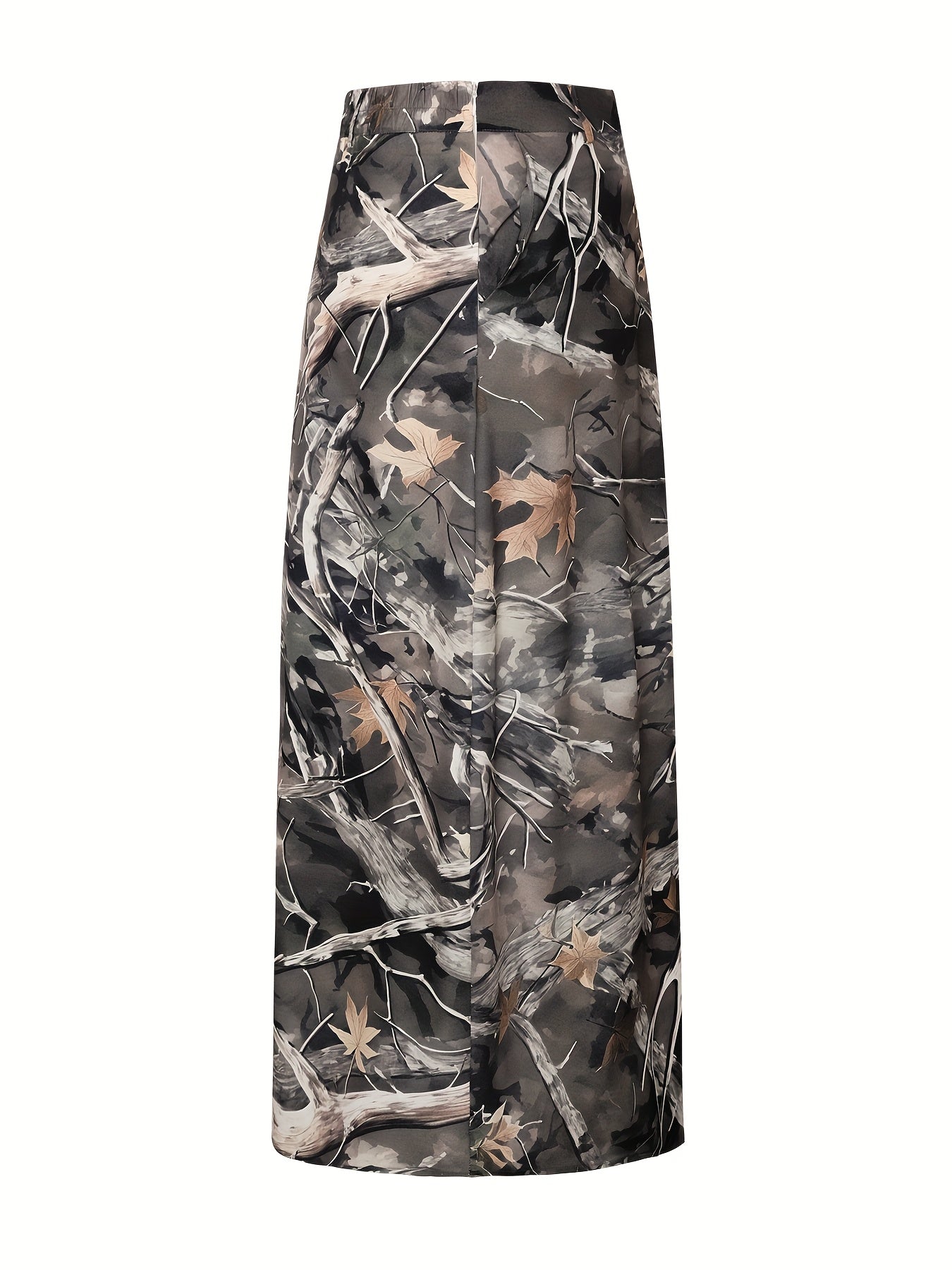 Plus Size Floral Print Dress with Pockets Polyester Flared Skirt