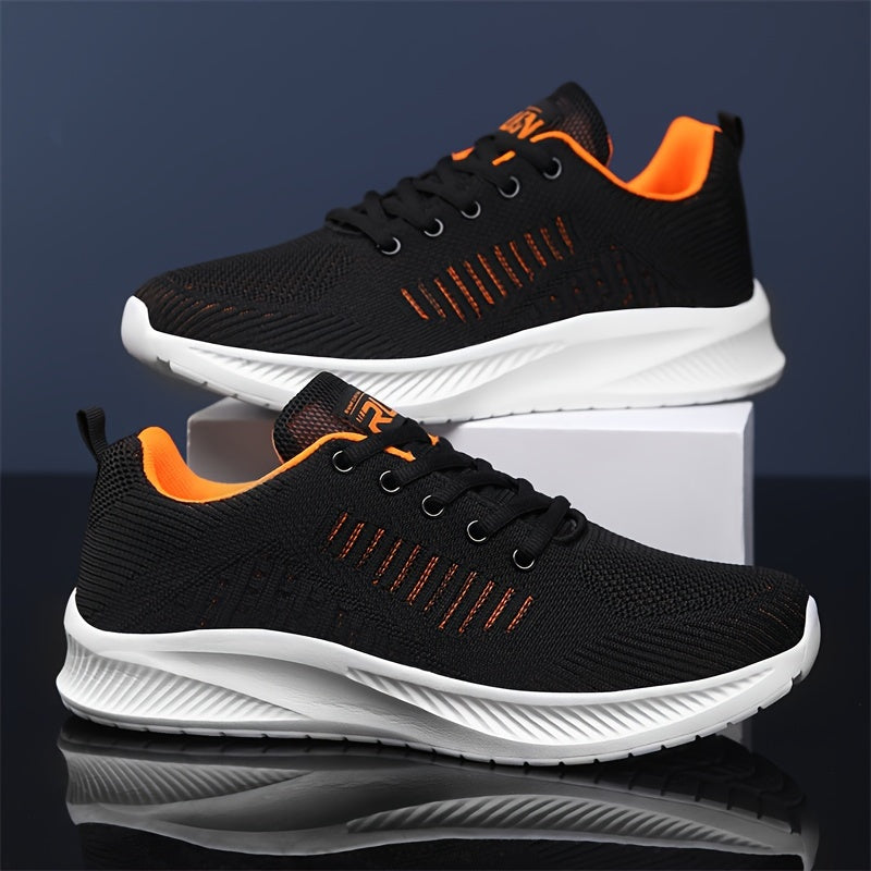 Men's Breathable Durable Running Shoes for Outdoor Activities with Shock Absorption