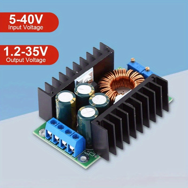 150W to 300W DC-DC Step Down Buck Boost Converter 10-32V to 12-35V XL4016 Power Supply Module