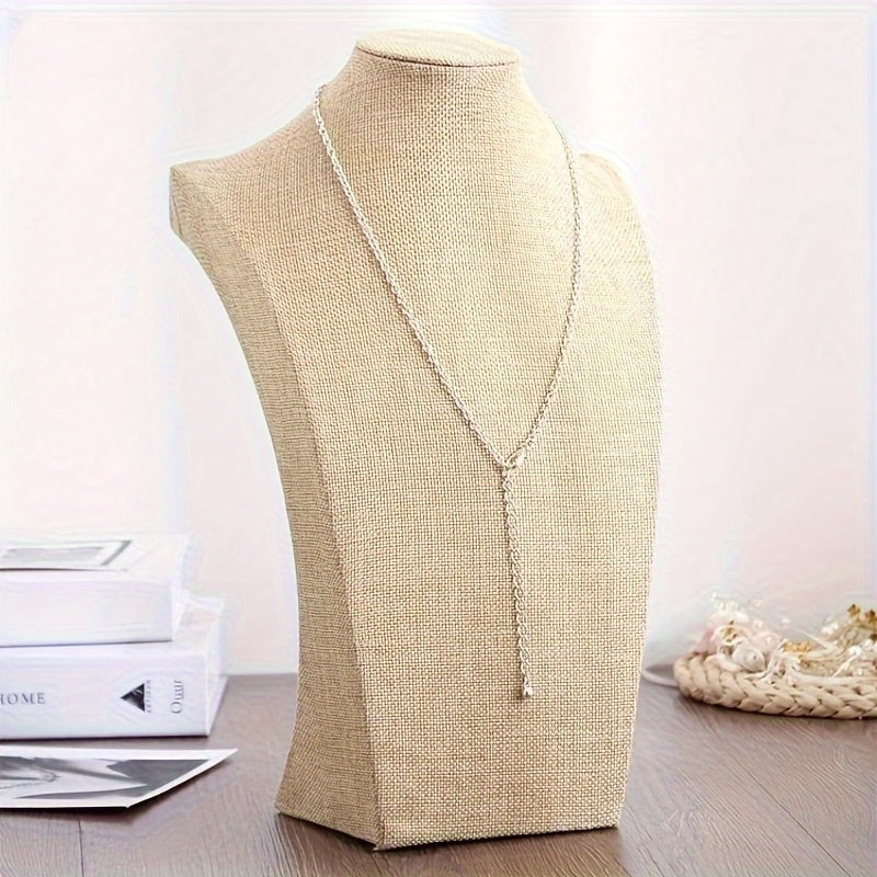 Манекен для демонстрации из полиэфирного волокна для украшений и аксессуаров, модель шеи