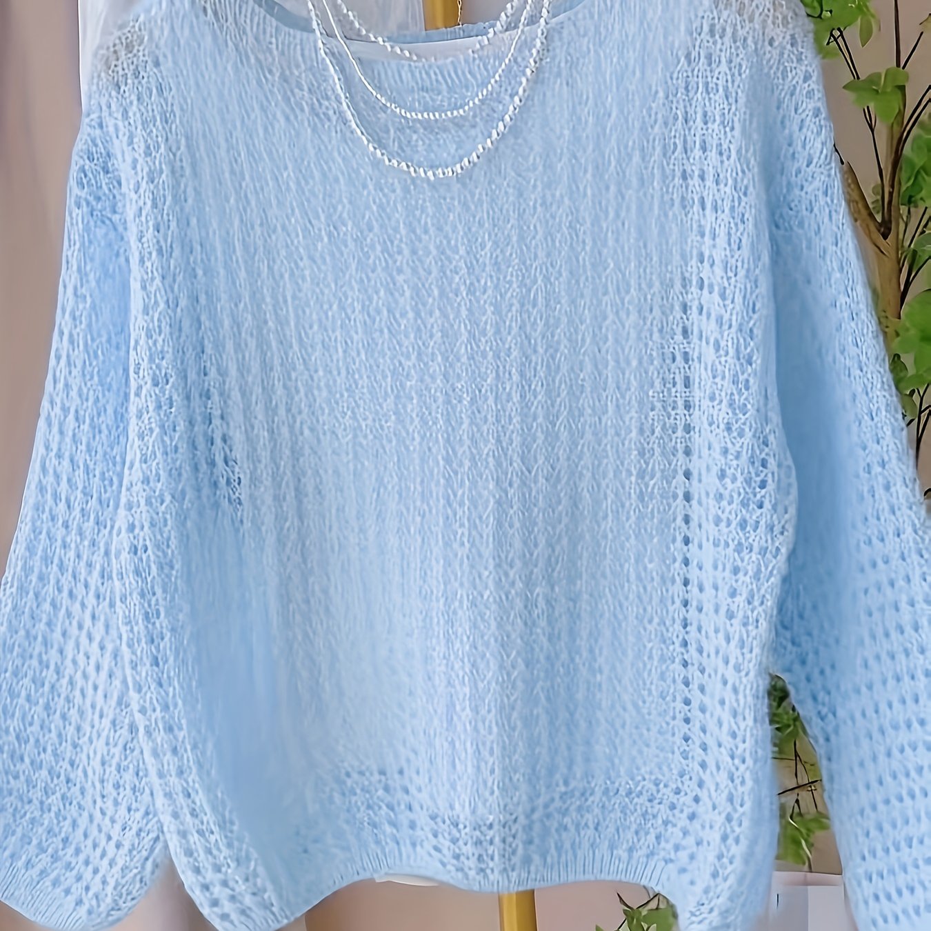 Кардиган для женщин больших размеров легкий и воздушный на весну и лето, с длинными рукавами