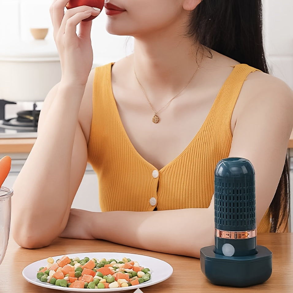 Portativ meva va sabzavotlarni tozalash qurilmasi, OH Ion texnologiyasi bilan, USB orqali qayta zaryadlanadigan, katta quvvatli 3000mAh litiy batareyasi