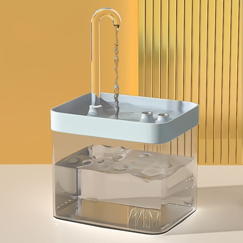 1.5L USB Cat Water Fountain with Filter and Faucet Kit