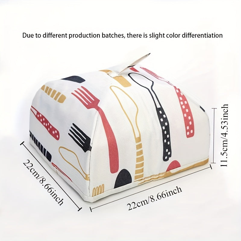 Foldable Insulation Food Cover for Kitchen Dust and Insect Protection 1pc