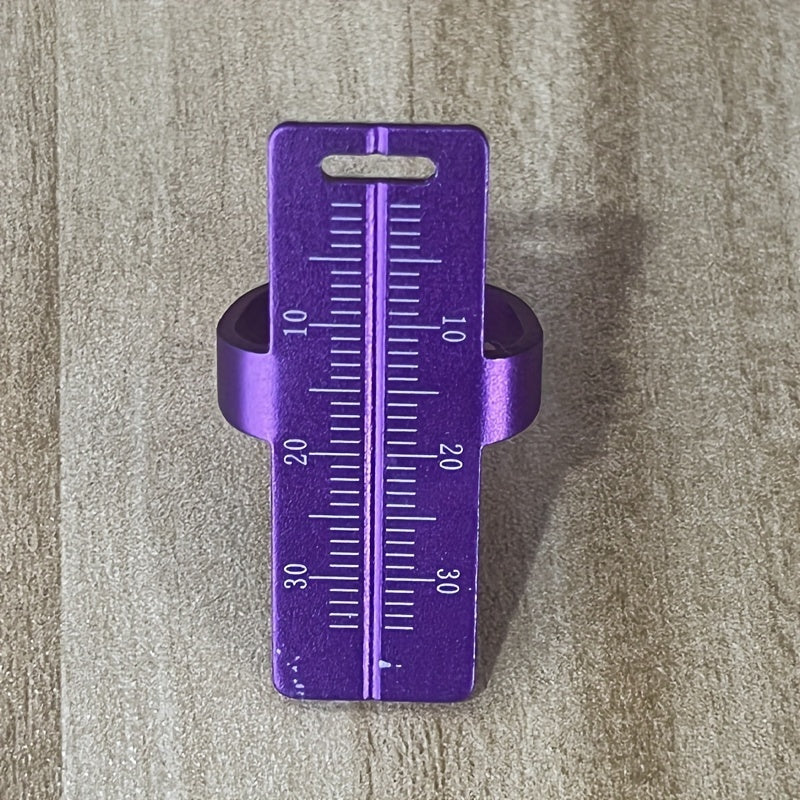 Aluminum Alloy Oral Care Ruler with Straight and Colorful Measurement Options