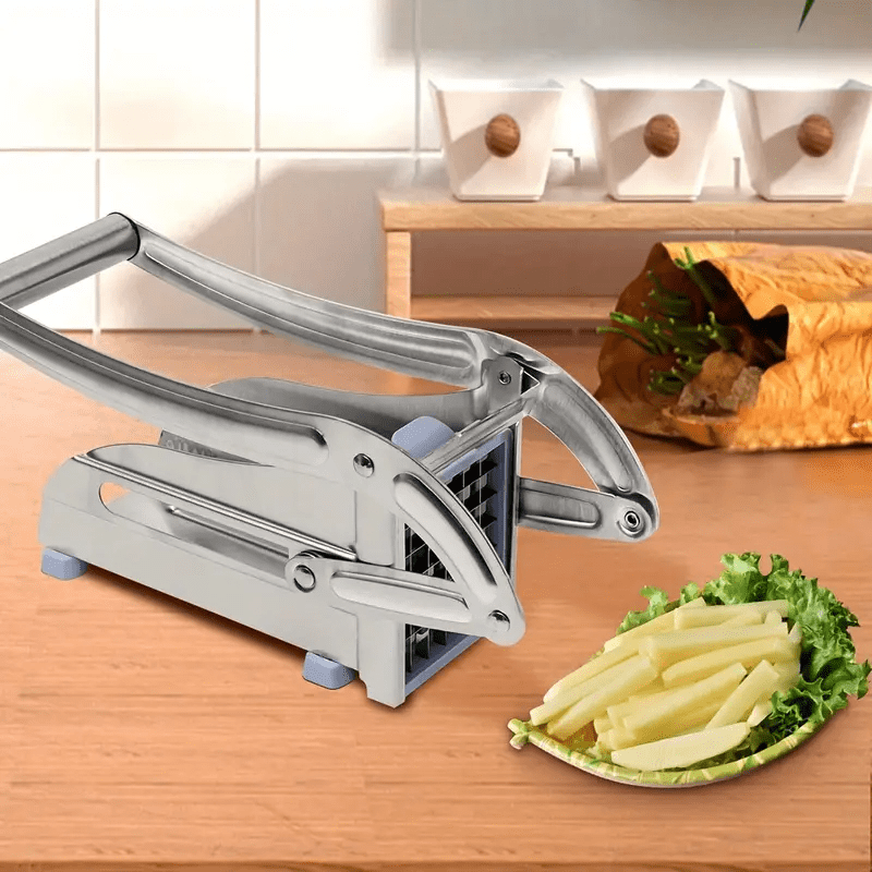 Durable Stainless Steel French Fry Cutter for Vegetables and Potatoes