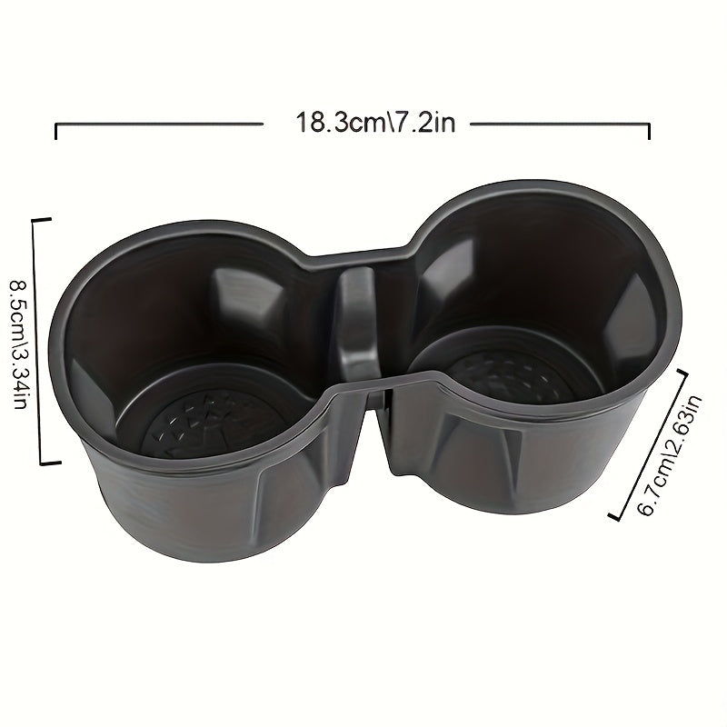 Car Interior Accessory Round Cup Holder Insert for Model 3 and Y Center Console Slot Limiter