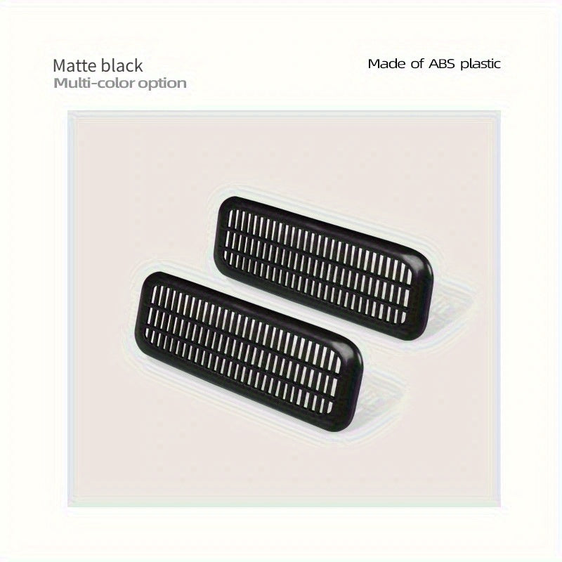 Защитный чехол для заднего сиденья из ABS, 2 шт., для под вентиляцией, против засорения