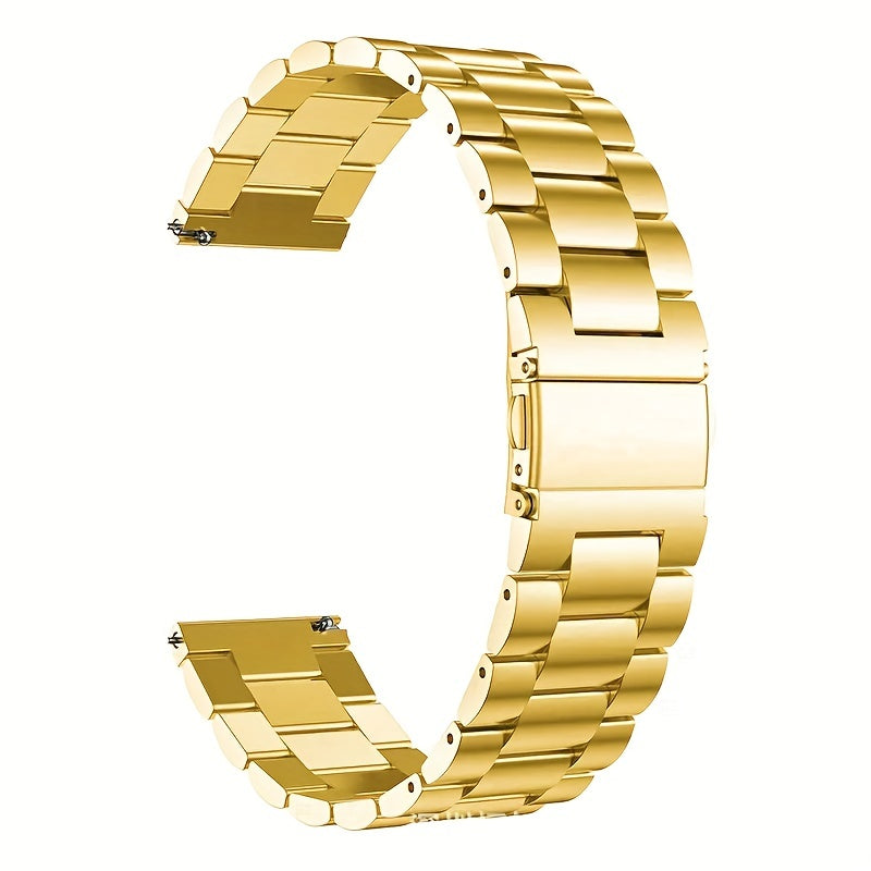 Stainless Steel Watch Band 20mm 22mm Compatible with Smartwatches and Traditional Watches