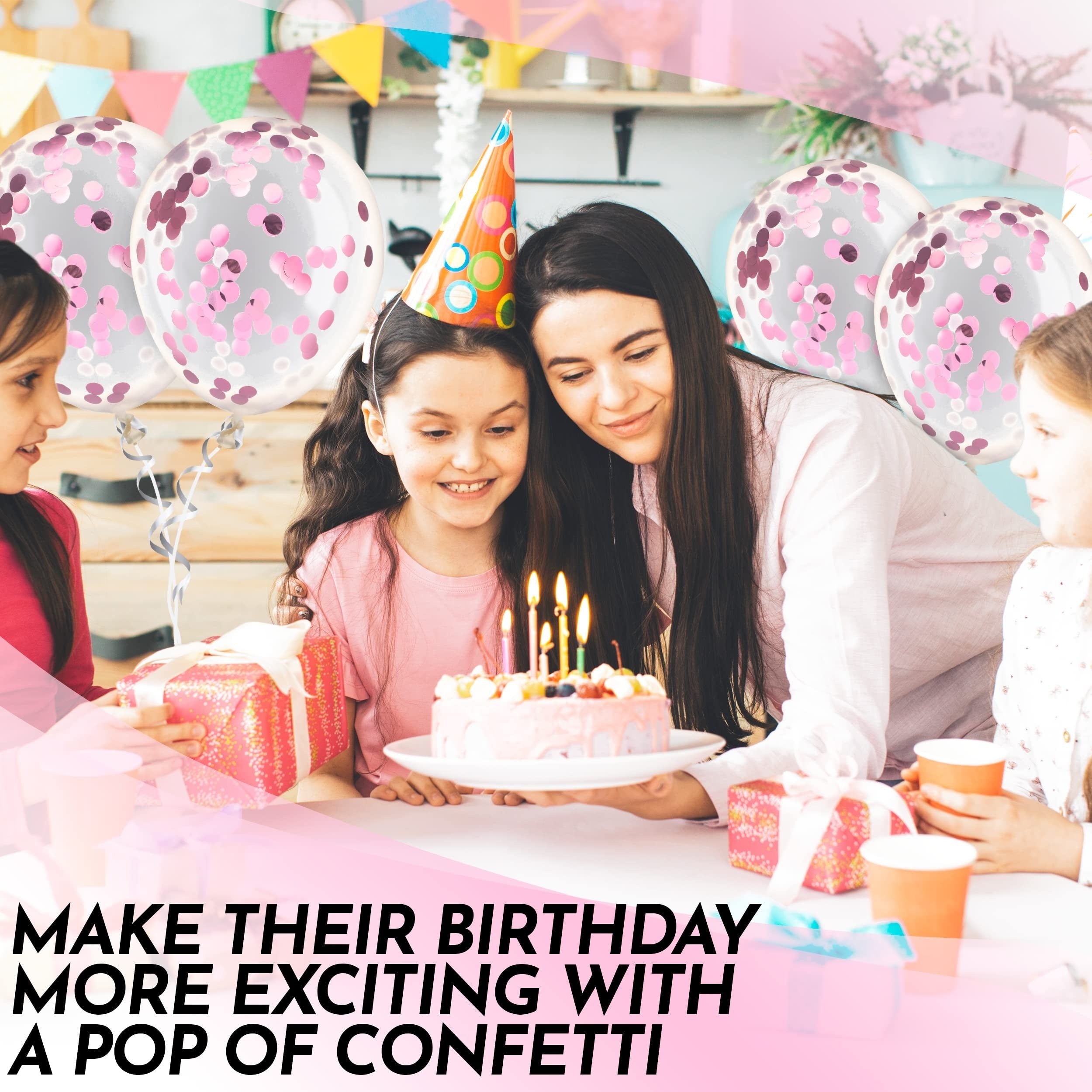 Globos de látex con confeti dorado y puntos de papel dorado para decoraciones de fiesta