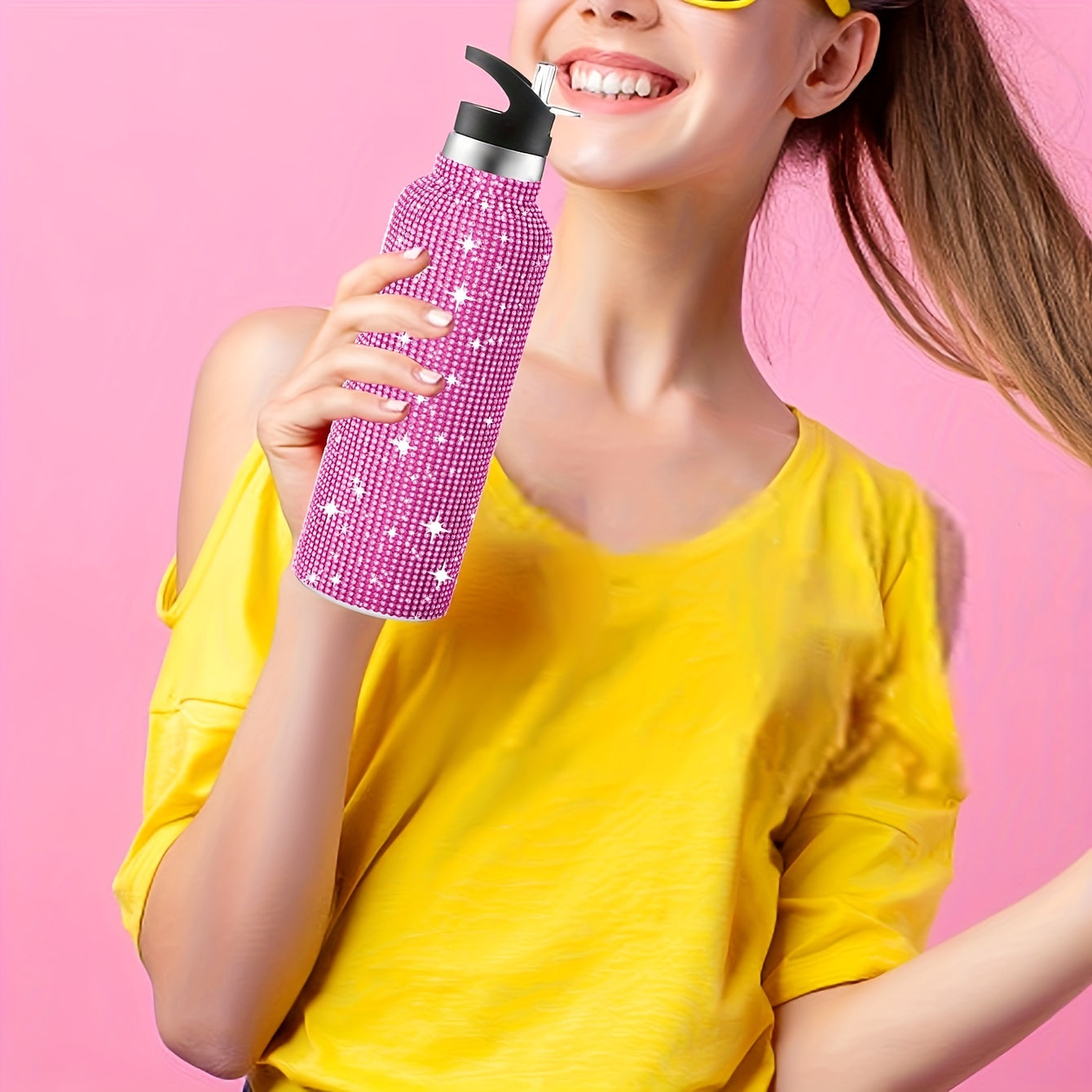 Insulated Stainless Steel Water Bottle 17oz 25oz Portable Sports Drink Bottle