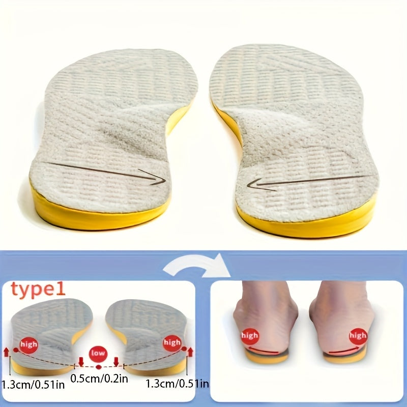 Adult Male Female Cuttable Insoles Foam Foot Support for Shoes Boots Sneakers
