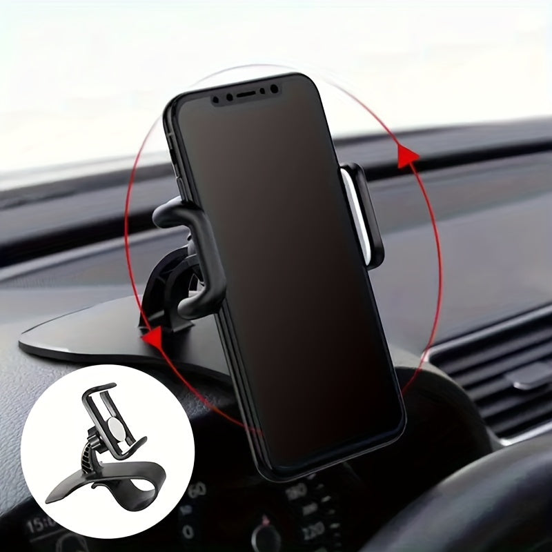 Soporte universal para teléfono de coche, clip de montaje duradero de ABS, soporte para tablero para smartphone