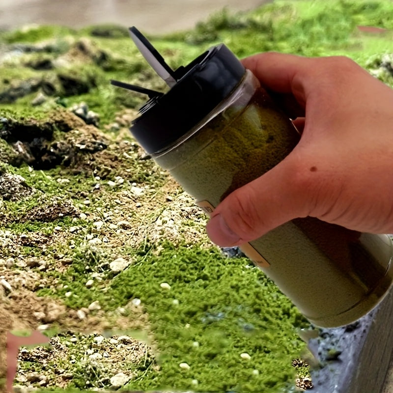 500ml Model Landshaft o'simliklarini ekish shisha, nozik tuzilishga ega o'tloq o'ti va gubka kukuni bilan, o'z qo'lingiz bilan joylashish va miniatyura sahnalar uchun