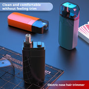 Rechargeable Nose Ear Hair Trimmer Painless Stainless Steel Blade Portable for Men Women