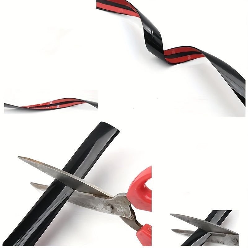 Universal avtomobil rezina yelim chiziq oynaning chetiga, shisha oynaga, tomning chetiga izolyatsiya uchun