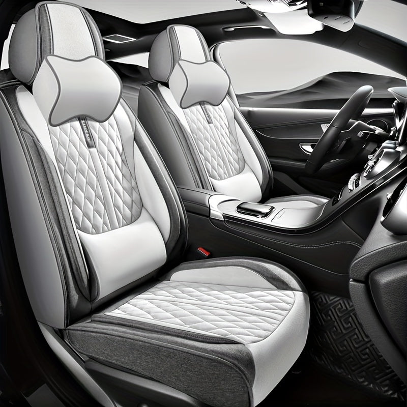 All-Season Polyester Car Seat Covers Waterproof Durable Easy to Clean