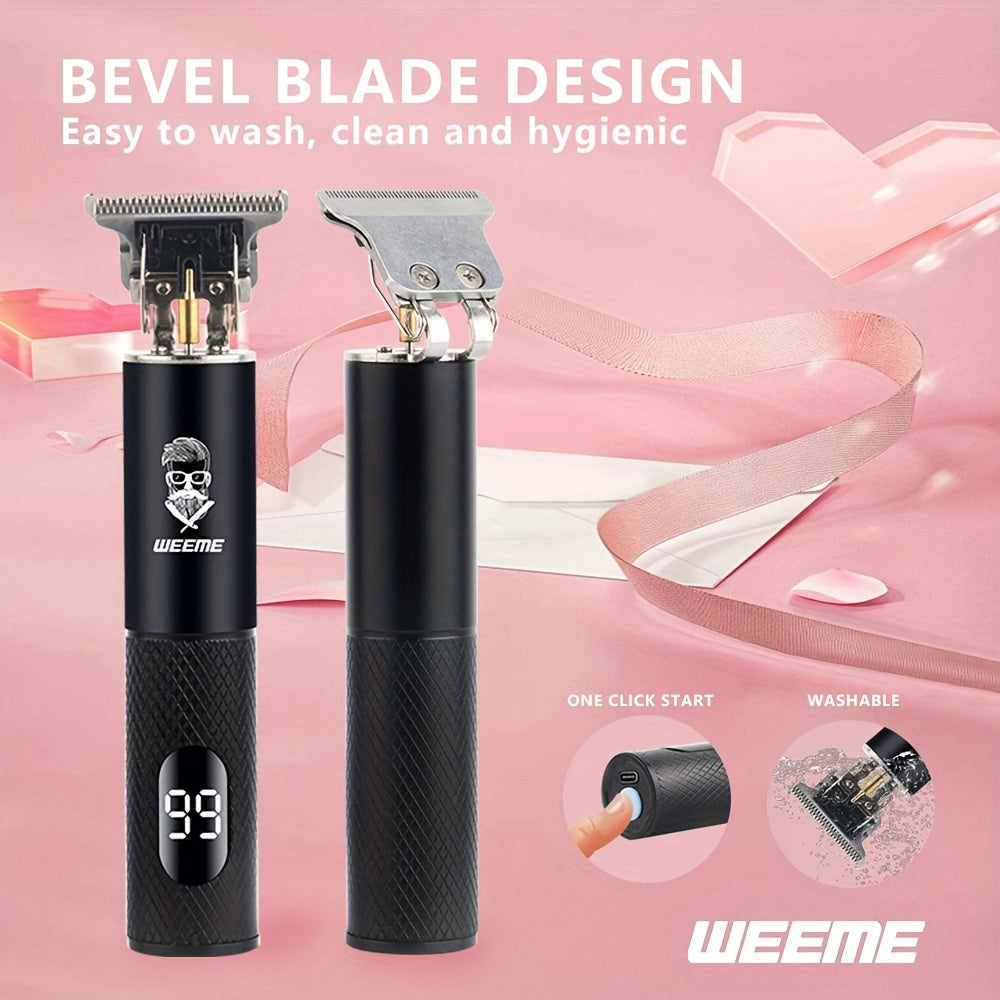 Limited Edition Gift Set Electric Hair Clipper T-shaped Trimmer Razor USB Charging