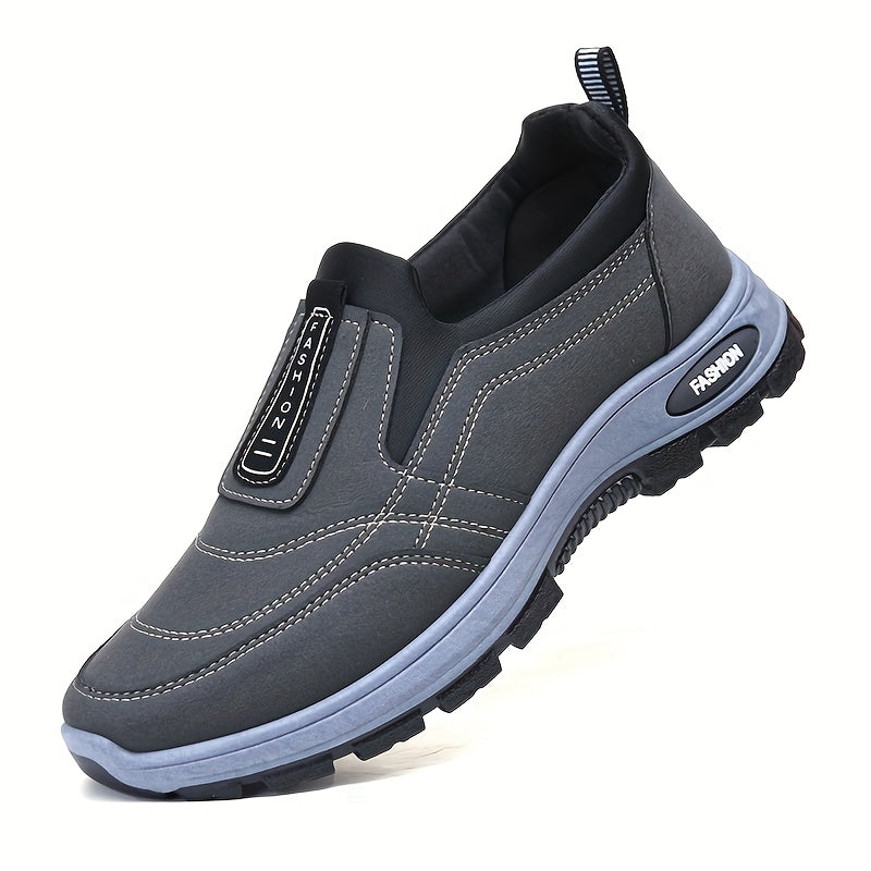 Men's Casual Fabric Loafers and Sports Shoes All-Season Round Toe