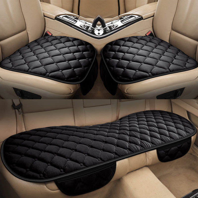 Winter Plush Car Cushion Set Warm Automotive Seat Covers