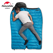Naturehike Ultra-Light Goose Down Sleeping Bags qishki lagerda eng yuqori qulaylikni ta'minlaydi.