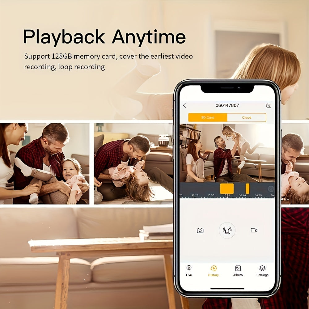 A3 Security Camera with Night Vision Wireless WiFi Remote Monitoring Two-Way Intercom Mobile Detection Alarm