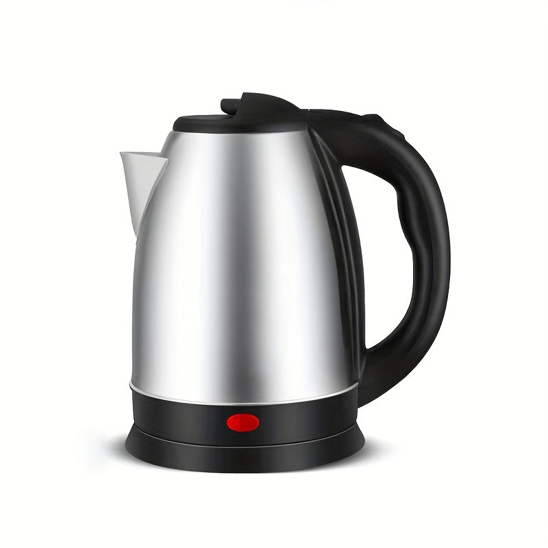 Stainless Steel Electric Kettle 2L Fast Boil 1500W Black Handle