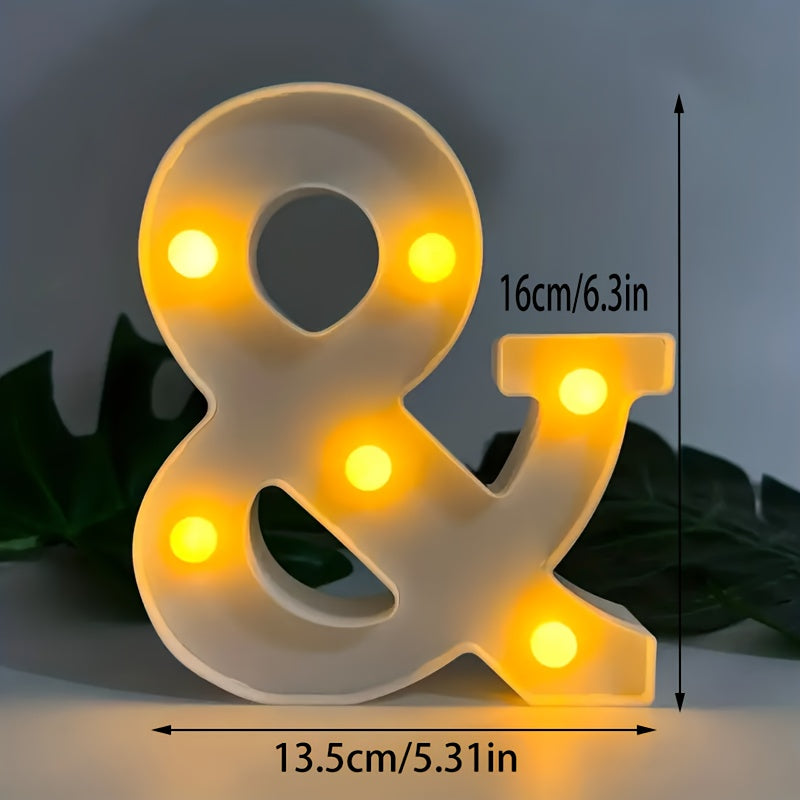 LED Alphabet Letter Lights for Home Decor Wedding Birthday Christmas Party