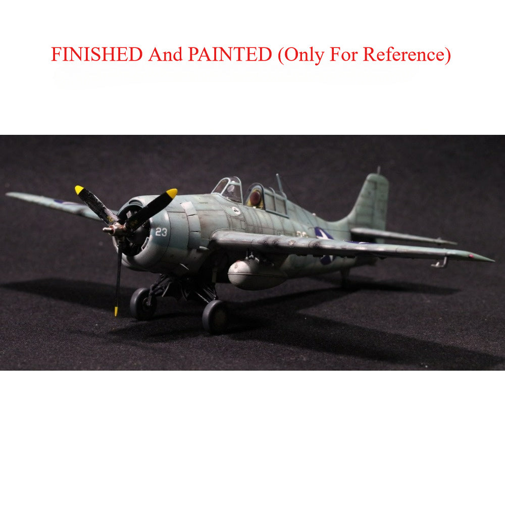 1/48 o'lchamdagi plastmassa model to'plami F4F Wildcat Midway janglari harbiy yashil, 14 yoshdan katta uchun