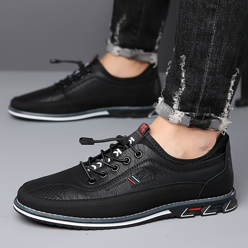 Men's Plus Size Color Block Casual Walking Shoes Non-Slip Rubber Sole