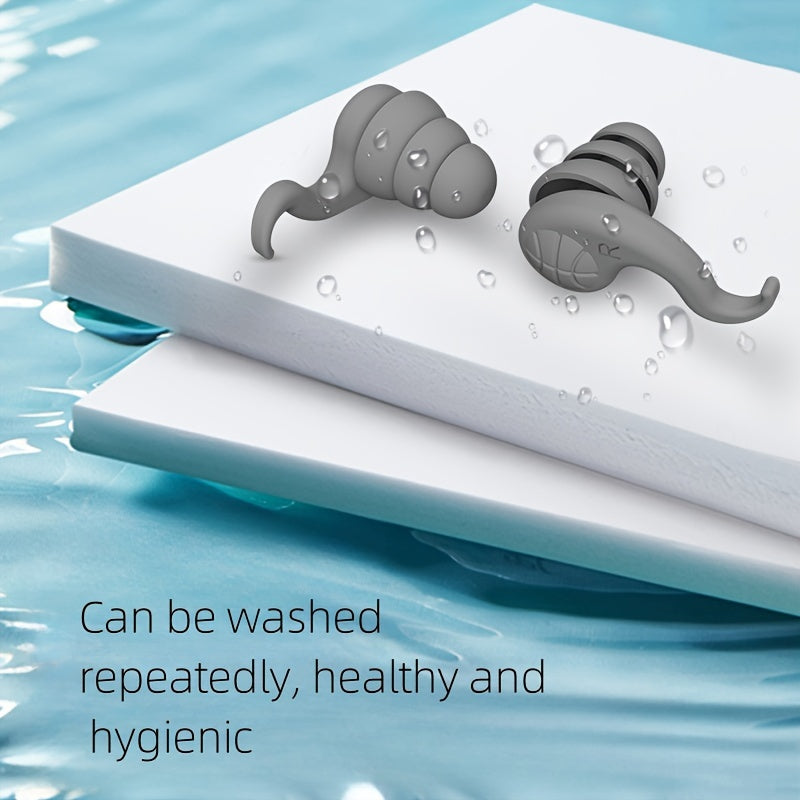 Reusable Sleep Three-Layer Earplugs for Noise Prevention and Better Sleep