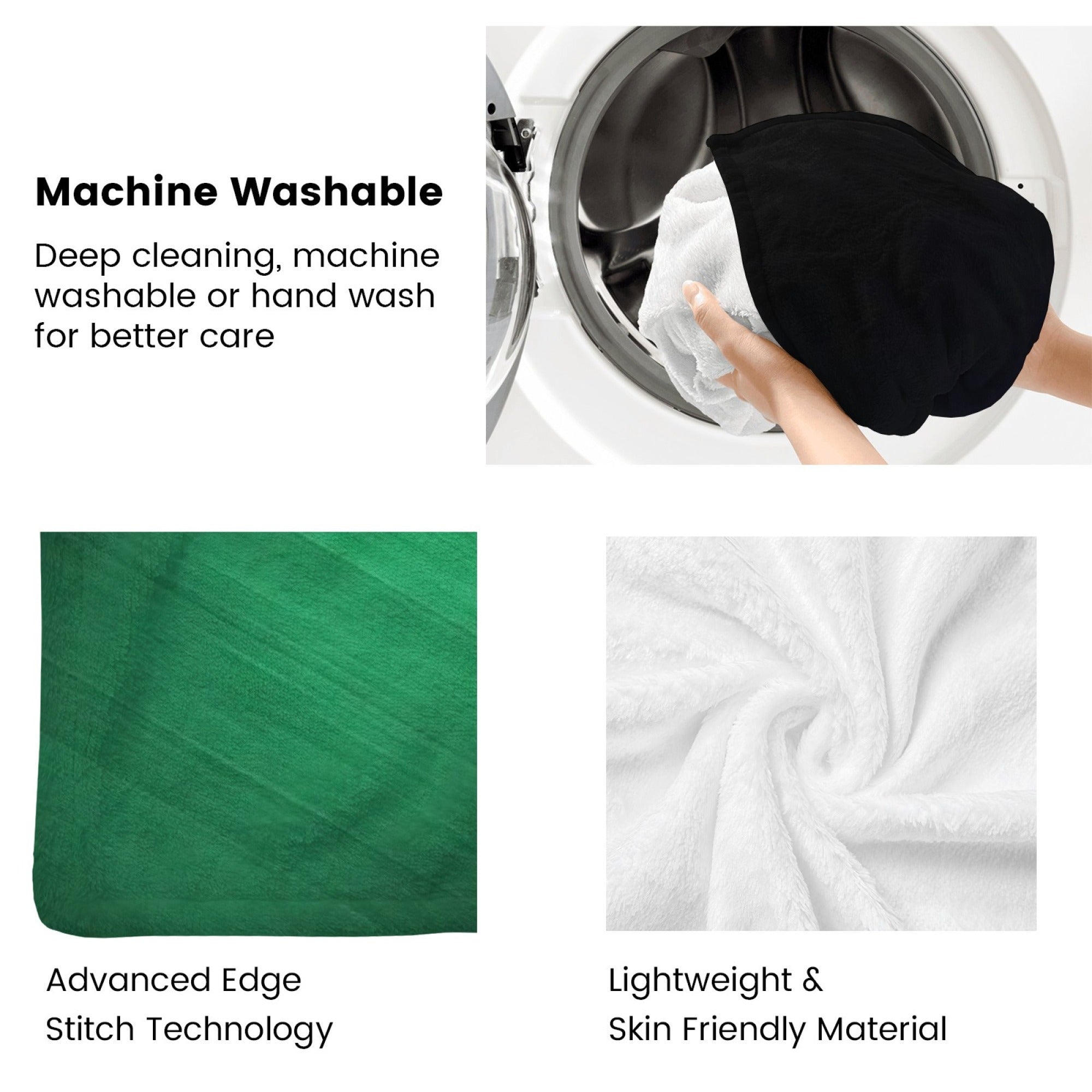 Ultra-Soft Flannel Blanket All-Season Dual-Sided Polyester for Sofa and Bedroom