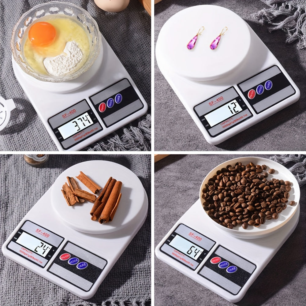 Digital Kitchen Scale 10000g 1g Accuracy Compact Battery-Operated for Baking and Cooking