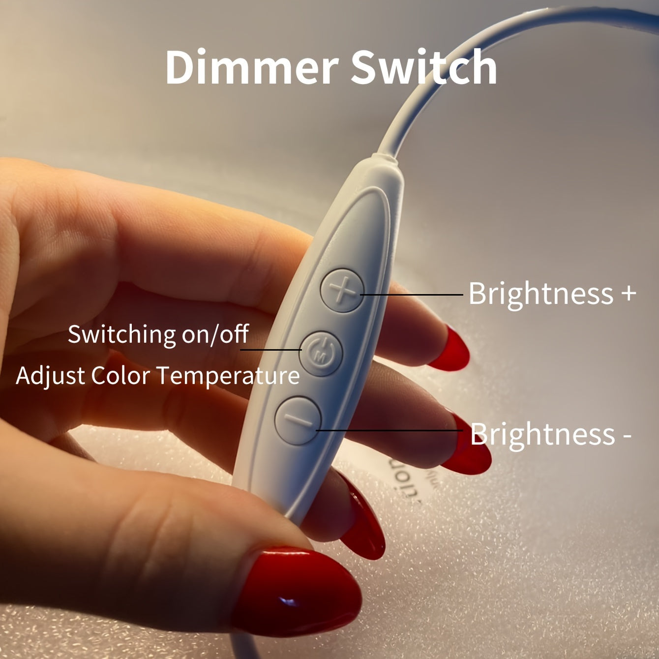 Modern Half-Moon Desk Lamp with Dimmer Adjustable Color Temp USB Powered Space-Themed Lacquered Finish