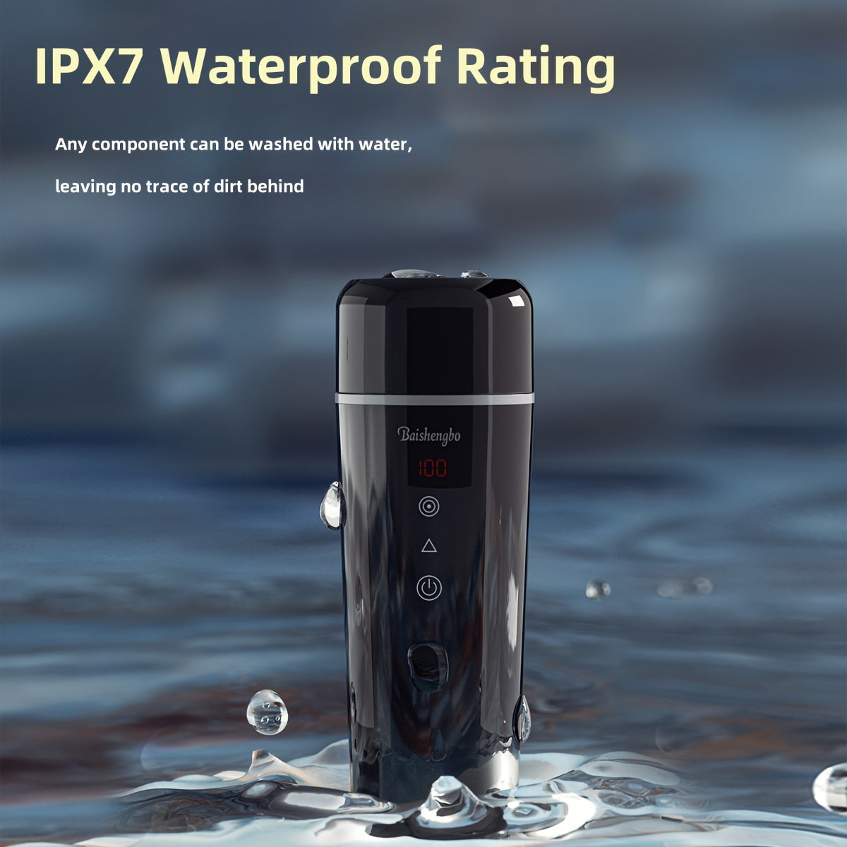 Portable 12V Electric Kettle 420ml Travel Car Coffee Tea Outdoor Dry Boil Protection