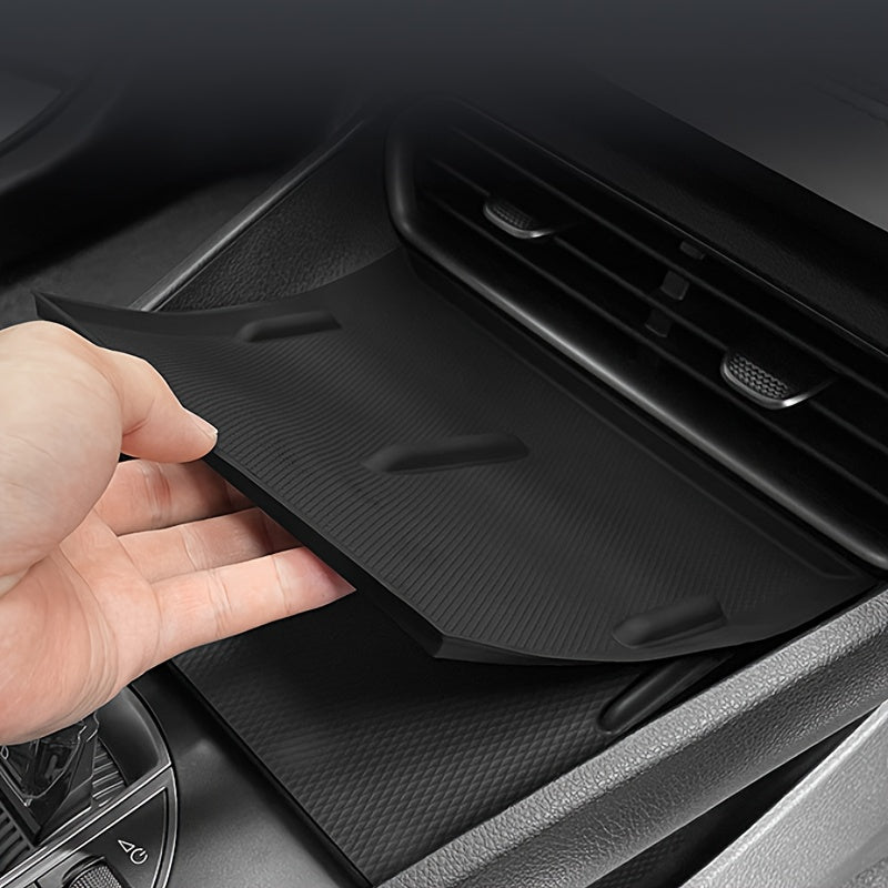 Silicone Protective Mat for Car Center Console Anti-Slip Storage Decor