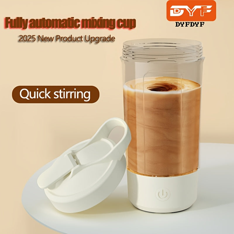 Portable Electric Mixing Cup Cordless Blender and Milk Frother for Smoothies