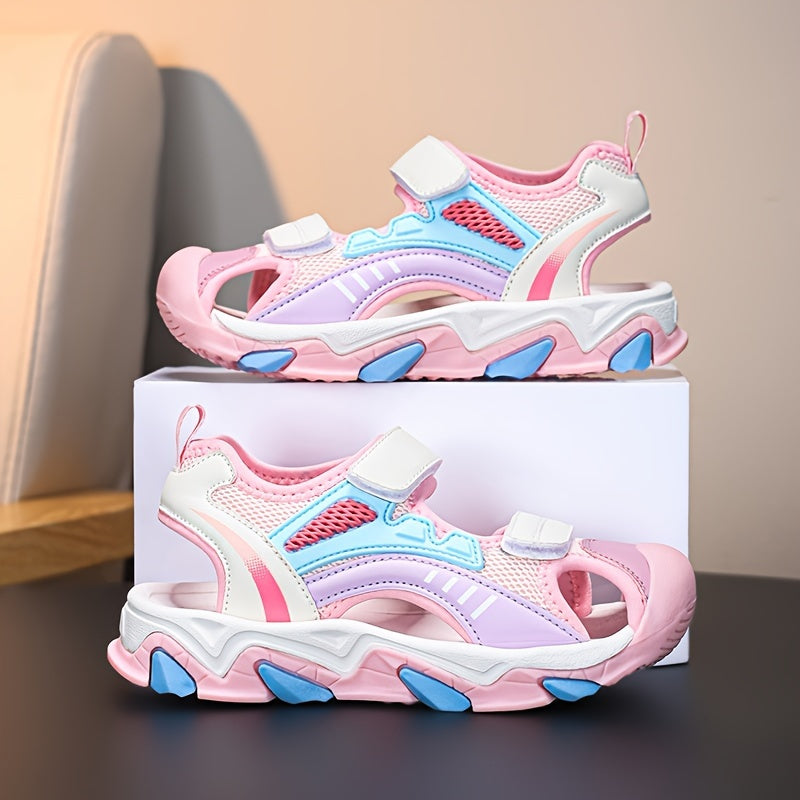 Kids Boys Sport Sandals Breathable Lightweight Non-Slip Casual Outdoor Shoes