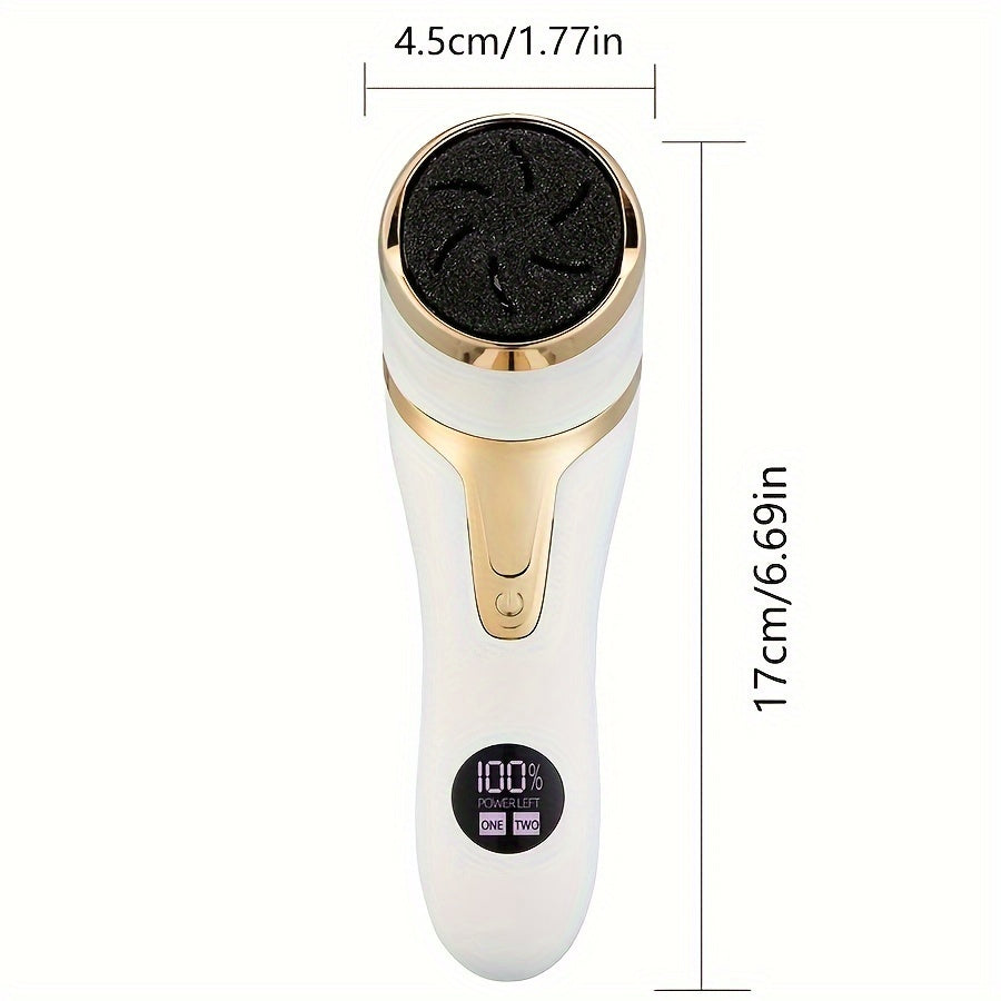 Rechargeable Electric Foot File for Callus Removal Portable Pedicure Tool USB Charging