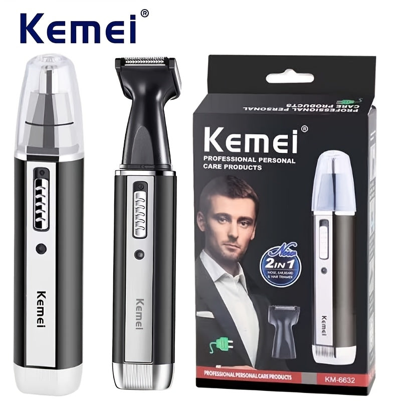 Men's 4-in-1 Grooming Kit USB Rechargeable Nose Ear Hair Trimmer Beard Eyebrow Razor