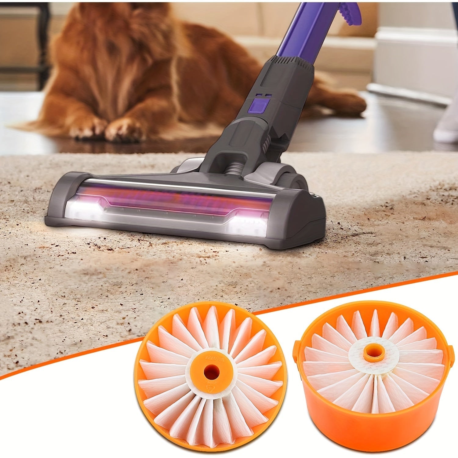 Replacement Vacuum Filters for Cordless Stick Vacuum Cleaner 6 Pack