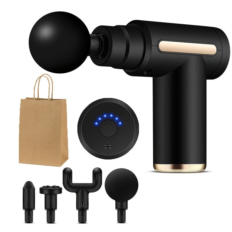 Portativ Massaj Qurollarini yangilang, barcha tana mushaklari uchun ideal bo'lgan ko'p funksiyali mushak massajchisi, oilaga sovg'a berish uchun ajoyib.