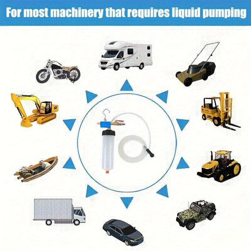 Auto Brake Fluid Change Kit Hydraulic Clutch Bleeding Tool for Car Motorcycle Truck