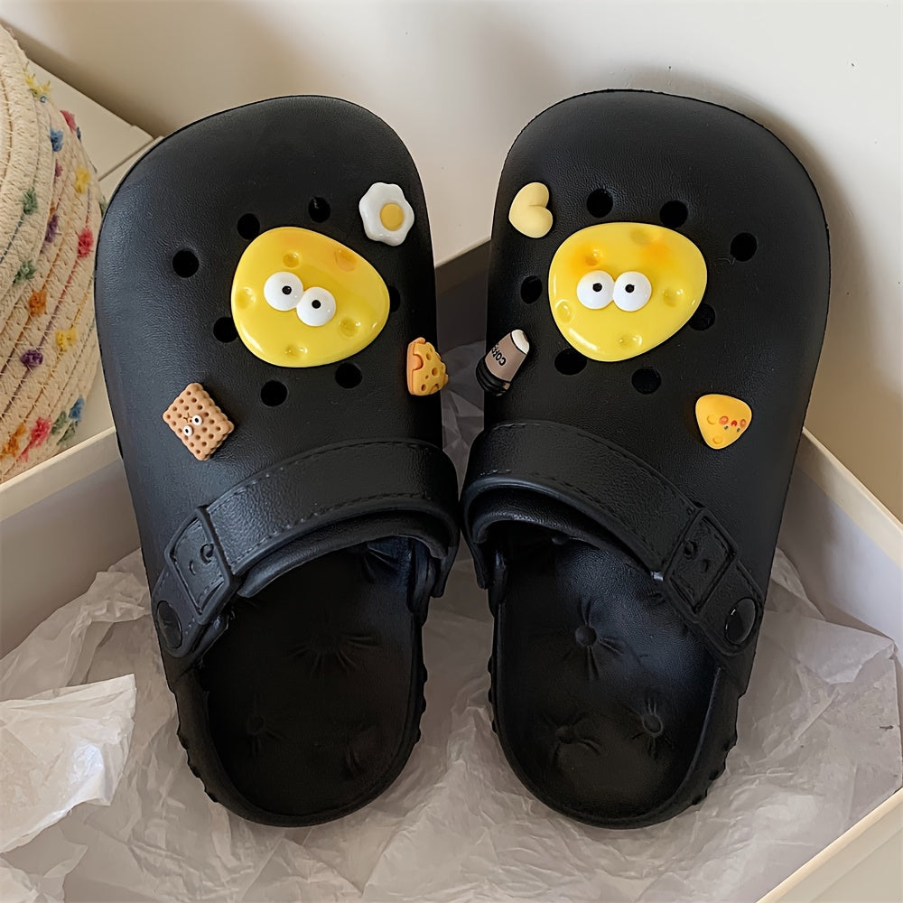 Women's Cartoon Diy Clogs Lightweight Non-slip Summer Garden Shoes