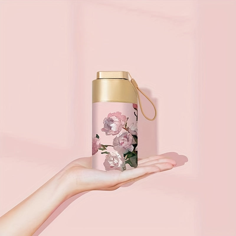 Mini Sun Umbrella Rain Umbrella 6-Fold UV Protection Lightweight Portable