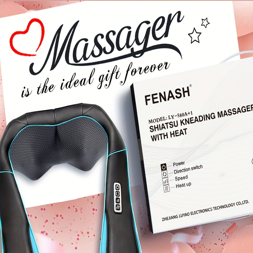 Deep Tissue Massage Machine for Back Shoulders and Neck Electric Kneading Therapy