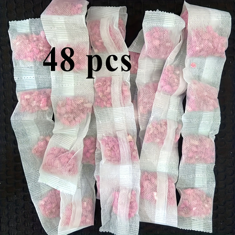 48 Pieces Floral Scented Car Freshener Bags Moisture Absorbing Air Freshening Sachets