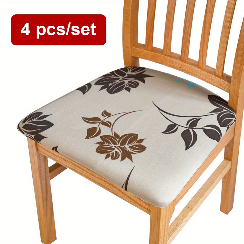 Набор из 4 или 6 эластичных чехлов для стульев из молочного материала для свадеб, столовых, офисов, банкетов и домашнего декора.